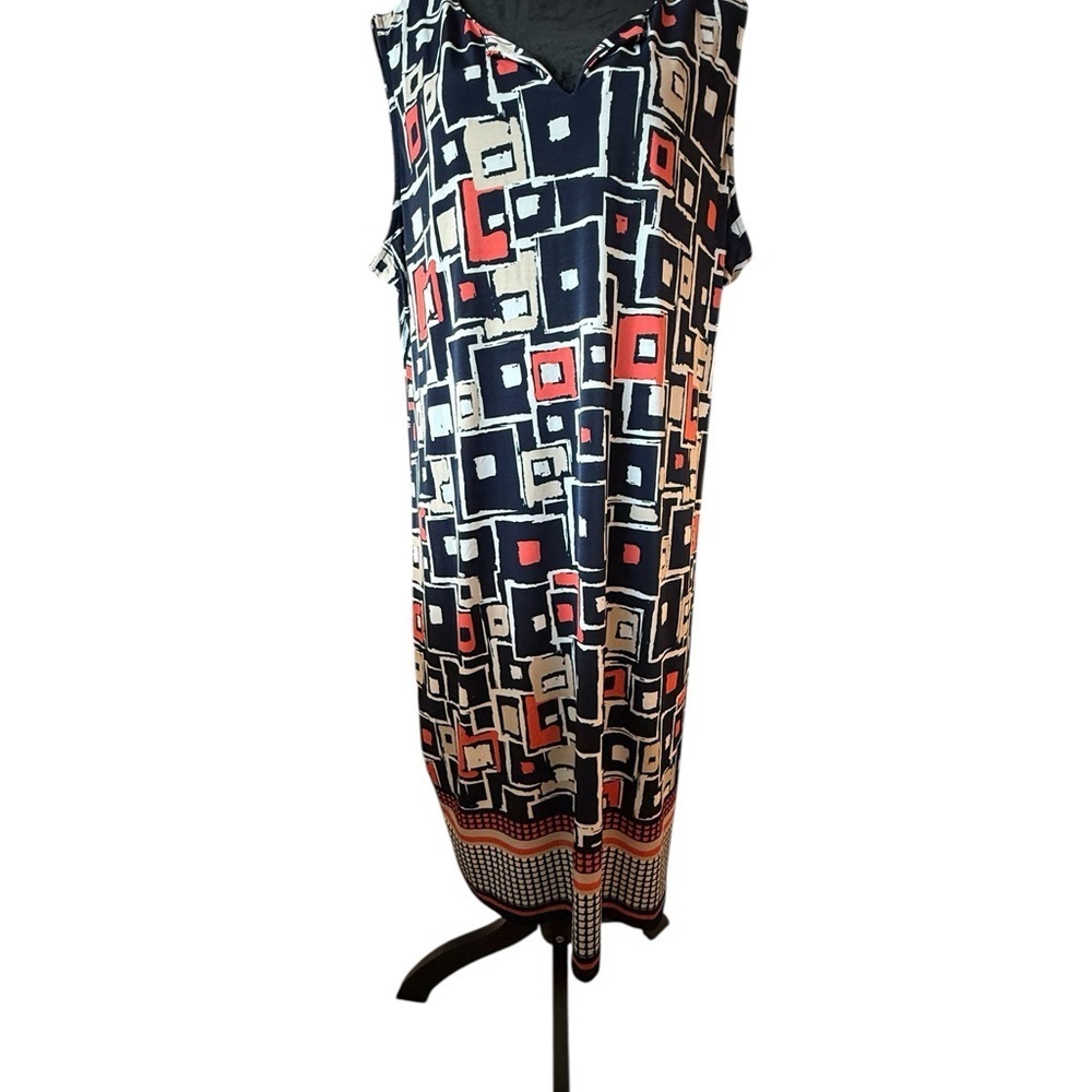 Geometric‎ Sleeveless Dress size 2X